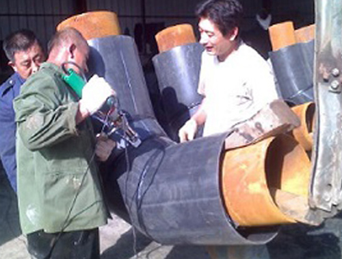 Máy hàn đùn LST 600B thi công hàn ống nhựa HDPE Máy hàn đùn LST 600B thi công hàn ống nhựa HDPE