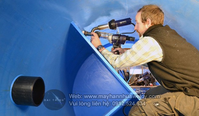 Máy hàn đùn Weldy Booster EX2 hàn bồn bể nhựa Máy hàn đùn Weldy Booster EX2 hàn bồn bể nhựa