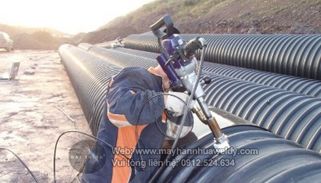 Máy hàn đùn Weldy Booster EX3hàn ống nhựa HDPE Máy hàn đùn Weldy Booster EX3hàn ống nhựa HDPE