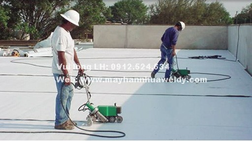 LSTGM1 M&aacute;y h&agrave;n m&agrave;ng chống thấm dột PVC,TPO,EVA, PP, PE