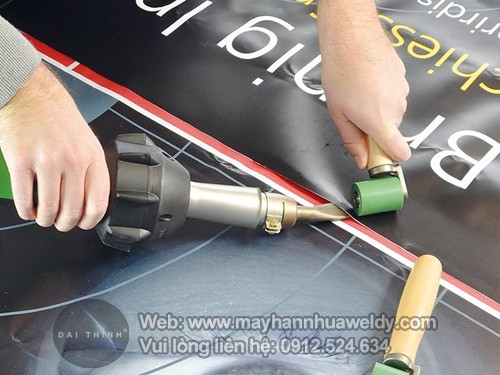 M&aacute;y h&agrave;n bạt hiflex, h&agrave;n bạt biển quảng c&aacute;o Triac ST 
