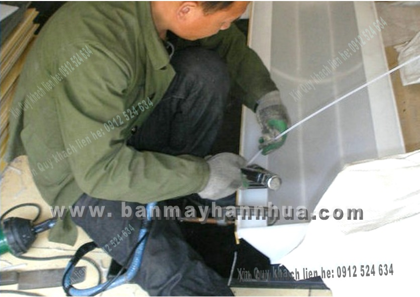 M&aacute;y h&agrave;n nhựa cầm tay, s&uacute;ng h&agrave;n nhựa DSHAC h&agrave;n tấm nhựa