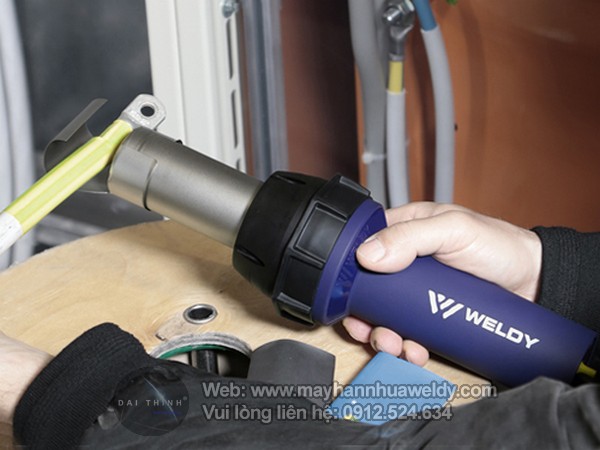 Máy hàn nhựa cầm tay Weldy HT3400 thổi nhiệt uốn cong vật liệu Máy hàn nhựa cầm tay Weldy HT3400 thổi nhiệt uốn cong vật liệu